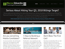 Tablet Screenshot of marcusedwardes.com